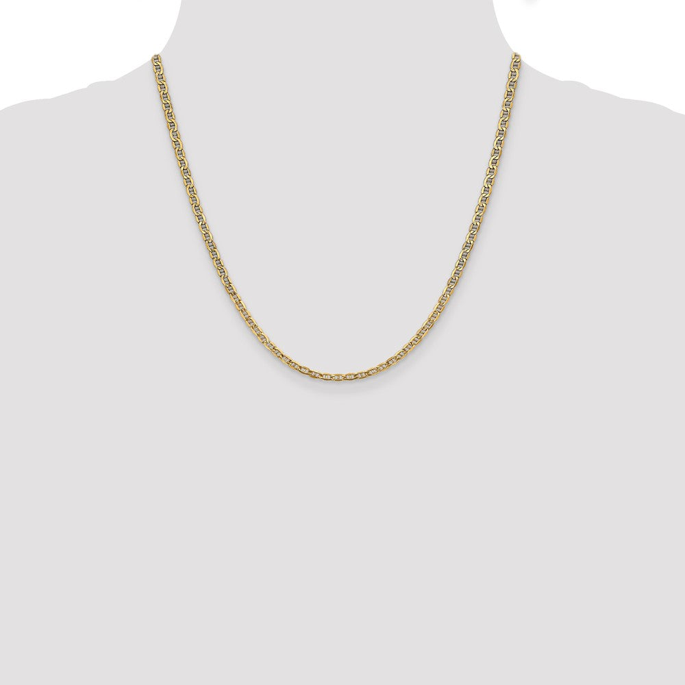 14k 3.2mm Semi-Solid Anchor Chain - Product Photo