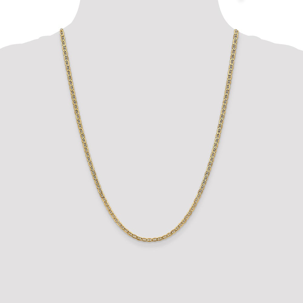 14k 3.2mm Semi-Solid Anchor Chain - Product Photo
