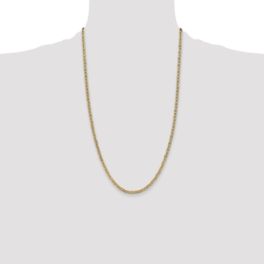 14k 3.2mm Semi-Solid Anchor Chain - Product Photo