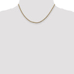 14k 2.5mm Semi-Solid Curb Chain - Product Photo