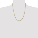 14k 2.5mm Semi-Solid Curb Chain - Product Photo