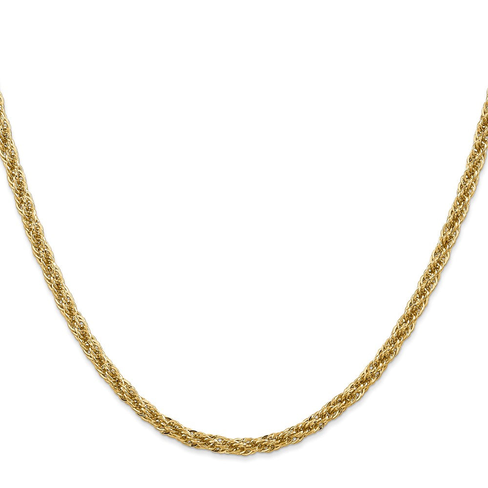14k 3.3mm D/C Semi-Solid Chain - Product Photo