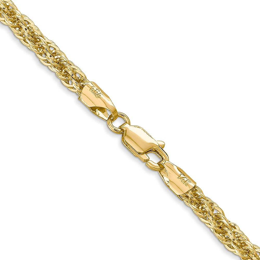 14k 3.3mm D/C Semi-Solid Chain - Product Photo