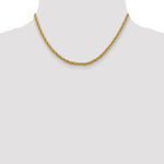 14k 3.3mm D/C Semi-Solid Chain - Product Photo