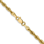 14ky 3.0mm Semi-Solid Rope Chain - Product Photo
