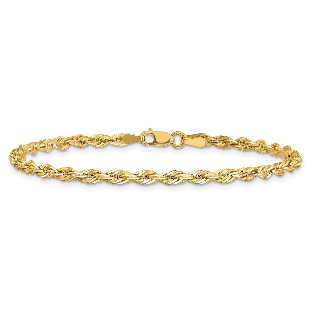 14ky 3.0mm Semi-Solid Rope Chain - Product Photo
