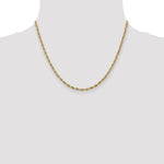 14ky 2.8mm Semi-Solid Rope Chain - Product Photo