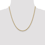 14ky 2.8mm Semi-Solid Rope Chain - Product Photo
