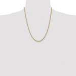 14ky 2.8mm Semi-Solid Rope Chain - Product Photo