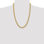 14k 6mm Semi-Solid Miami Cuban Chain - Product Photo