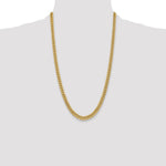 14k 6mm Semi-Solid Miami Cuban Chain - Product Photo