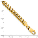 14k 6mm Semi-Solid Miami Cuban Chain - Product Photo