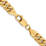 14k 6.75mm Semi-Solid Miami Cuban Chain - Product Photo