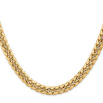14k 7.3mm Semi-Solid Miami Cuban Chain - Product Photo