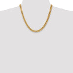 14k 7.3mm Semi-Solid Miami Cuban Chain - Product Photo