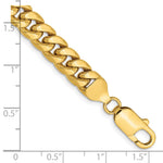 14k 7.3mm Semi-Solid Miami Cuban Chain - Product Photo