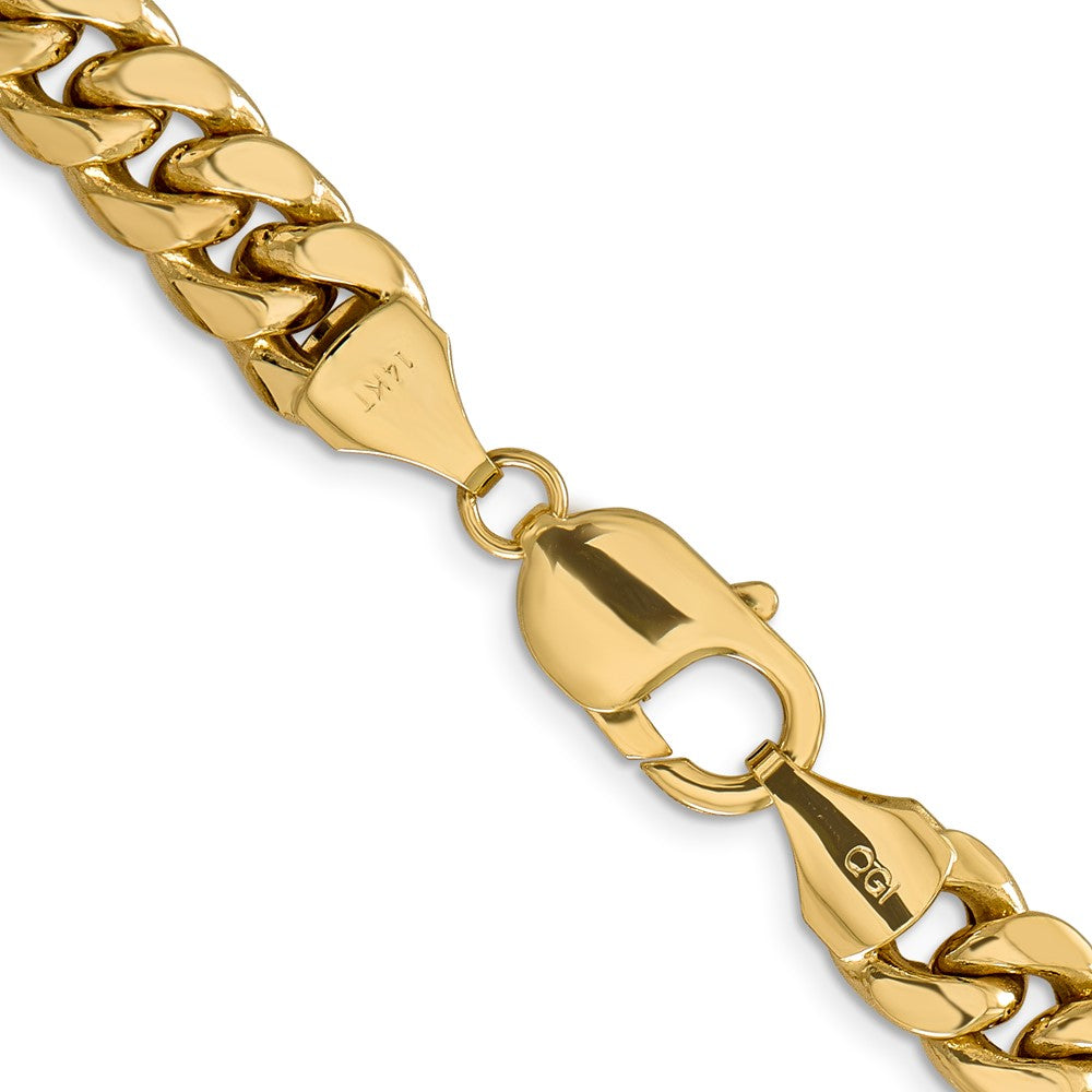 14k 9.3mm Semi-Solid Miami Cuban Chain - Product Photo