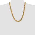 14k 9.3mm Semi-Solid Miami Cuban Chain - Product Photo