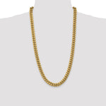14k 9.3mm Semi-Solid Miami Cuban Chain - Product Photo