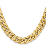 14k 11mm Semi-Solid Miami Cuban Chain - Product Photo