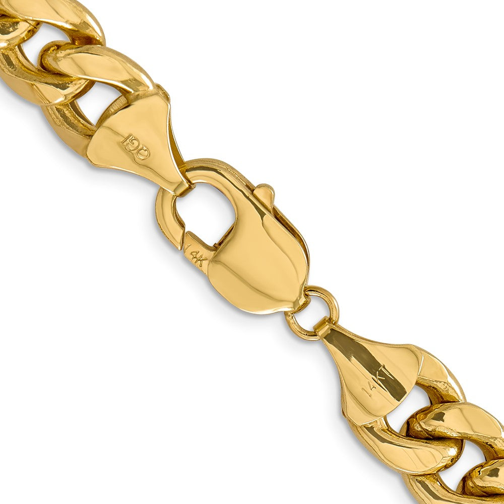 14k 11mm Semi-Solid Miami Cuban Chain - Product Photo