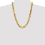 14k 11mm Semi-Solid Miami Cuban Chain - Product Photo