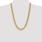 14k 11mm Semi-Solid Miami Cuban Chain - Product Photo