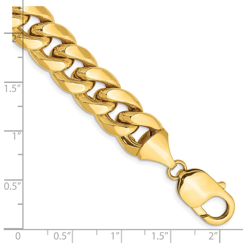 14k 11mm Semi-Solid Miami Cuban Chain - Product Photo