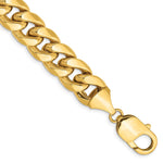 14k 11mm Semi-Solid Miami Cuban Chain - Product Photo