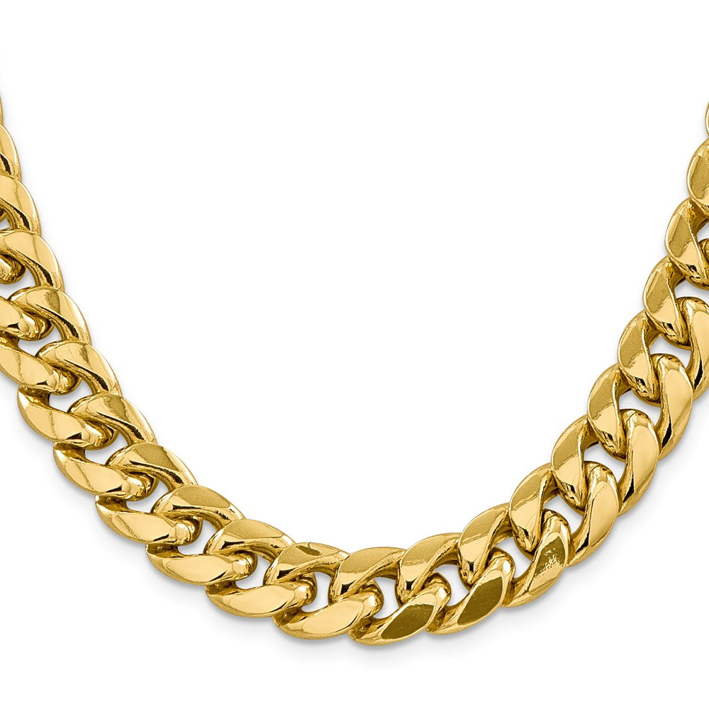 14k 13.2mm Semi-Solid Miami Cuban Chain - Product Photo