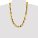14k 13.2mm Semi-Solid Miami Cuban Chain - Product Photo