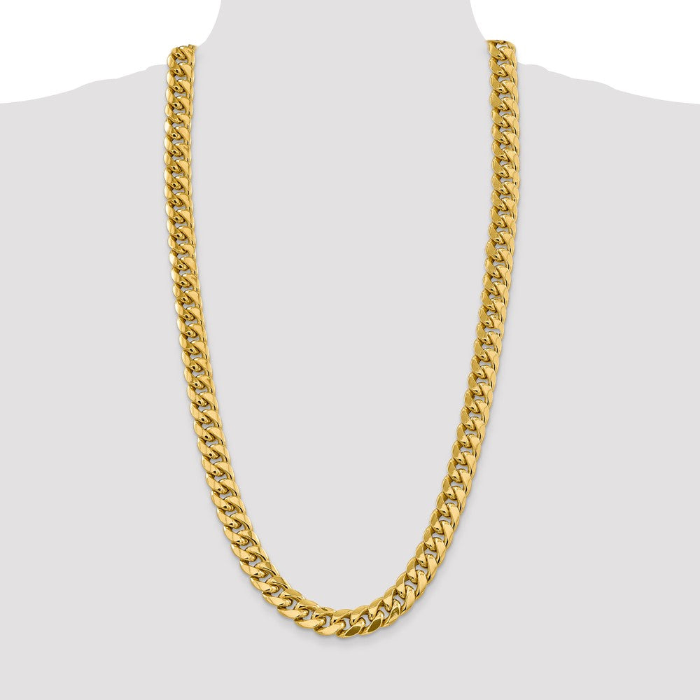 14k 13.2mm Semi-Solid Miami Cuban Chain - Product Photo