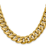 14k 15mm Semi-Solid Miami Cuban Chain - Product Photo