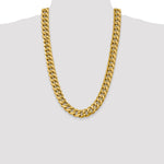 14k 15mm Semi-Solid Miami Cuban Chain - Product Photo