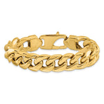 14k 15mm Semi-Solid Miami Cuban Chain - Product Photo