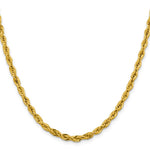 14ky 4.25mm Semi-Solid Rope Chain - Product Photo