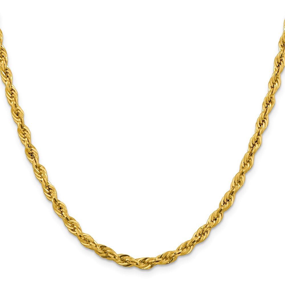14ky 4.25mm Semi-Solid Rope Chain - Product Photo