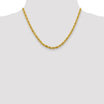 14ky 4.25mm Semi-Solid Rope Chain - Product Photo