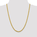 14ky 4.25mm Semi-Solid Rope Chain - Product Photo