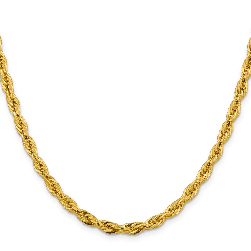 14ky 4.75mm Semi-Solid Rope Chain - Product Photo