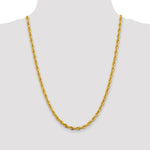 14ky 4.75mm Semi-Solid Rope Chain - Product Photo