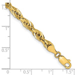 14ky 4.75mm Semi-Solid Rope Chain - Product Photo