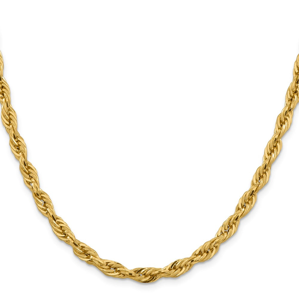 14ky 5.4mm Semi-Solid Rope Chain - Product Photo