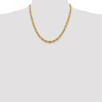 14ky 5.4mm Semi-Solid Rope Chain - Product Photo