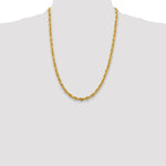 14ky 5.4mm Semi-Solid Rope Chain - Product Photo