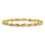 14ky 5.4mm Semi-Solid Rope Chain - Product Photo