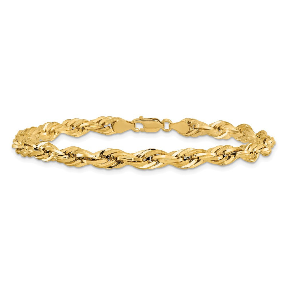 14ky 5.4mm Semi-Solid Rope Chain - Product Photo