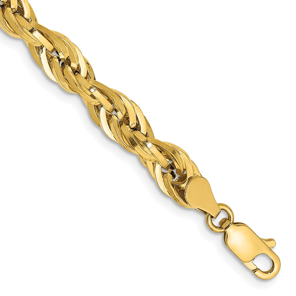 14ky 5.4mm Semi-Solid Rope Chain - Product Photo