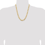 14k 8.5mm Semi-Solid Figaro Chain - Product Photo
