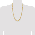 14k 8.5mm Semi-Solid Figaro Chain - Product Photo